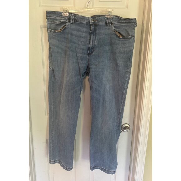 Duluth Ballroom Double Flex Jeans Medium Wash Relaxed Fit 42 X 30 - Picture 1 of 8